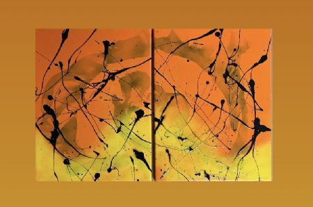 You are currently viewing Abstrakt Maleri nr. 451*