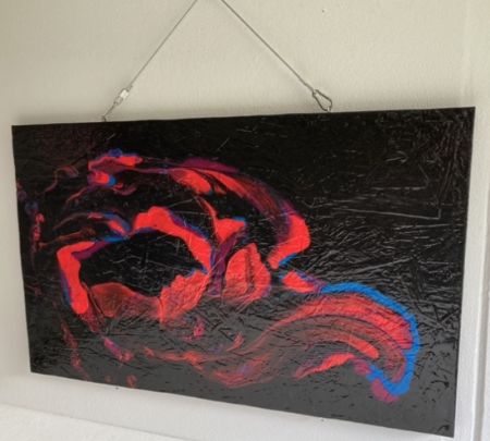 Abstrakt Maleri nr. 254